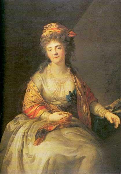 Anton Graff Portrait of Elizabeth P. Divova